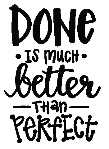 Done Is Better Than Perfect January Jumpstart Sticker
