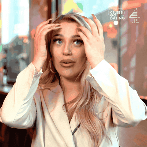 Shocked GIF by Celebs Go Dating