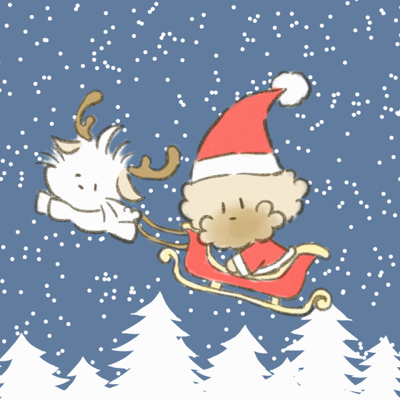 Santa Claus Christmas GIF by pupumaru