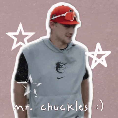 Baseball Laughing GIF