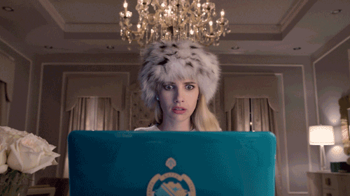 Screaming Scream Queens GIF - Find & Share on GIPHY