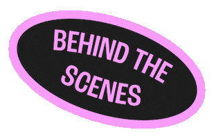 Behind The Scenes Pink Sticker