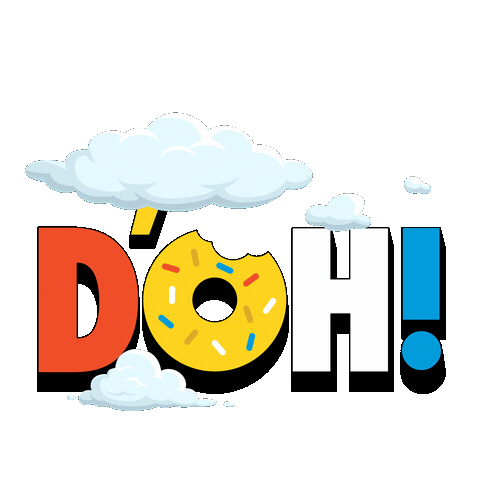 Oh No Oops Sticker by Studio Coka
