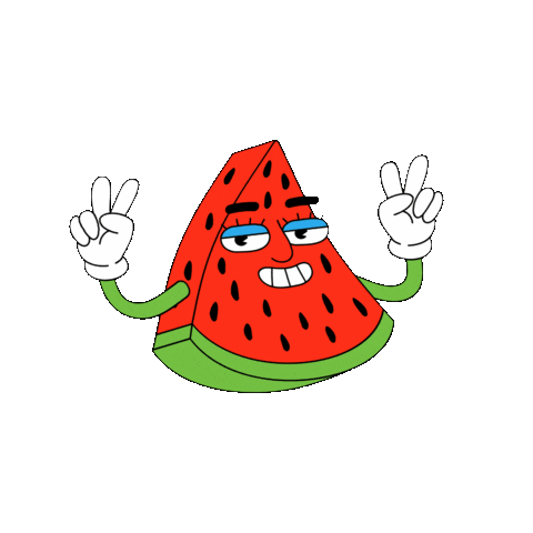 Peace Fruit Sticker by Watermelon Board