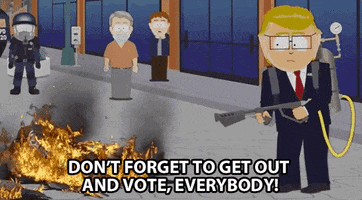 Flame Thrower Trump GIF by South Park