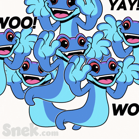 Happy Good News GIF by Snek