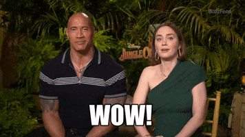 The Rock Wow GIF by BuzzFeed