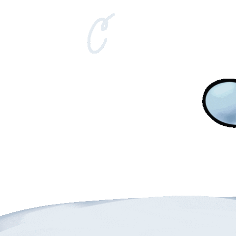 New Year Snow Sticker