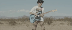 guitar rocking GIF by Hardly Art