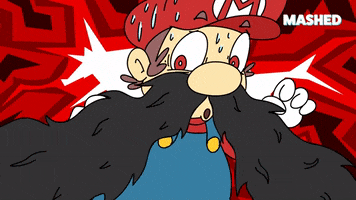 Animation Mustache GIF by Mashed
