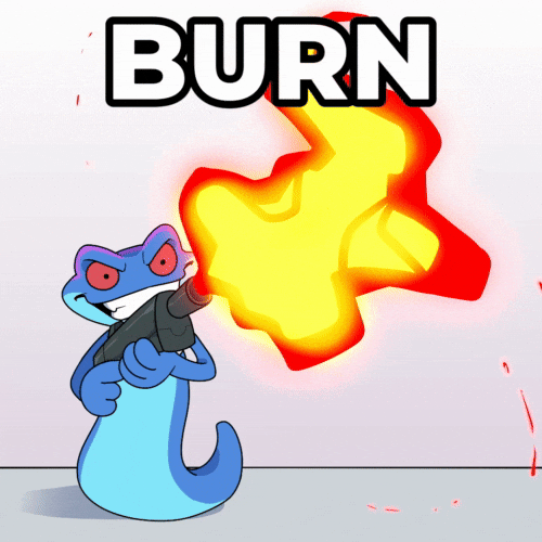 Fire Burn GIF by Snek