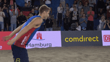 Beach Volleyball Wow GIF by Volleyball World