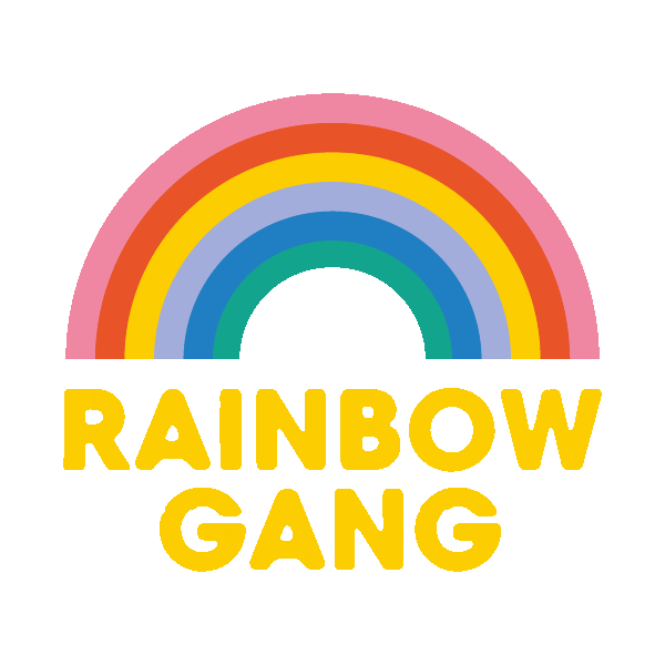 Happy Rainbow Sticker by The Workbench