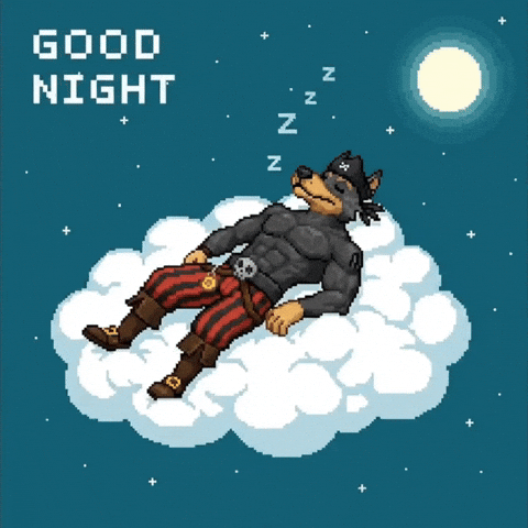 Good Night Dog GIF by SkyDog Social