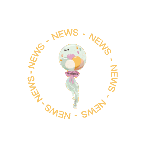 News Birthday Sticker by Festibox