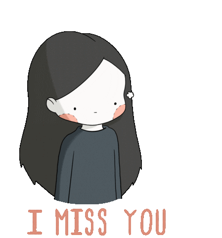 i miss you animation cute