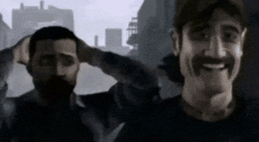 Shocked The Walking Dead Game GIF