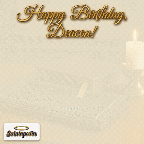 Happy Birthday GIF by Saintapedia