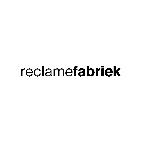 Reclamefabriek Sticker