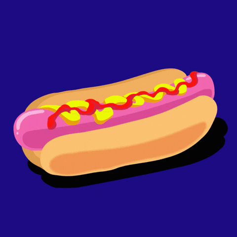 Hungry Hot Dog GIF by Golden Wolf