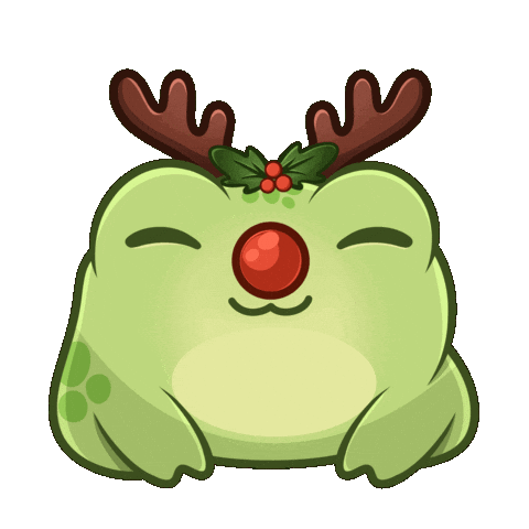 Red Nose Christmas Sticker