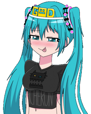 Hatsune Miku Smile Sticker