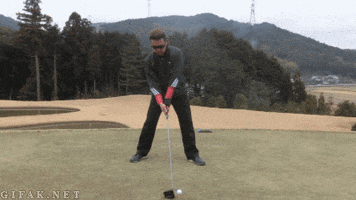 Golf Swinging GIF