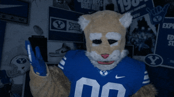Cosmo Go Cougs GIF by BYU Cougars