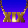 XIX gold chain