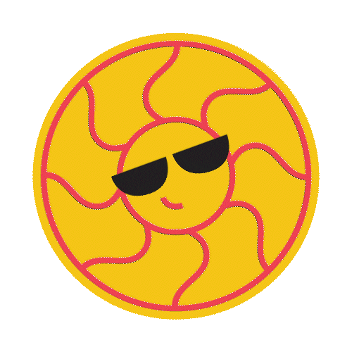 Sun Sol Sticker by Banana Café Lx