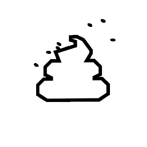 Poop Buro Sticker by burocratik