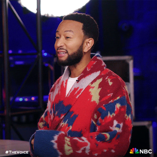 John Legend Robe GIF by The Voice