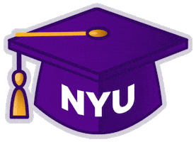 Graduation Nyu Sticker by New York University