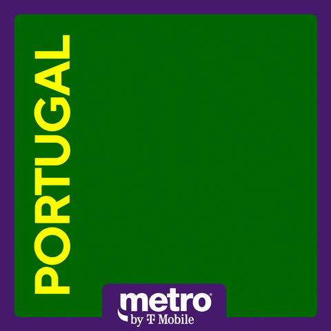 Portugal Flag Soccer GIF by Metro by T-Mobile