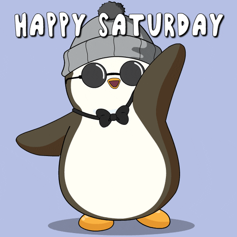 Saturday Morning Weekend GIF by Pudgy Penguins