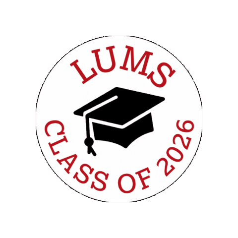 Graduation Lums Sticker by Lancaster University Management School