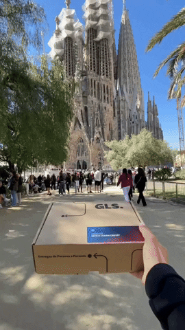 Sagrada Familia Box GIF by GLS Spain
