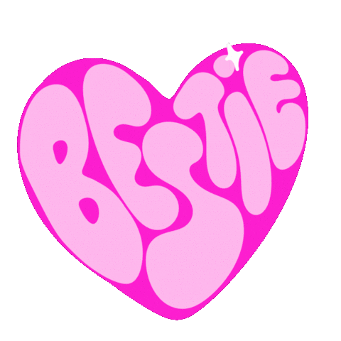 Best Friend Heart Sticker by Flyana Boss
