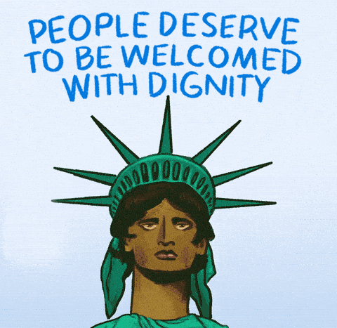 People deserve to be welcomed with dignity