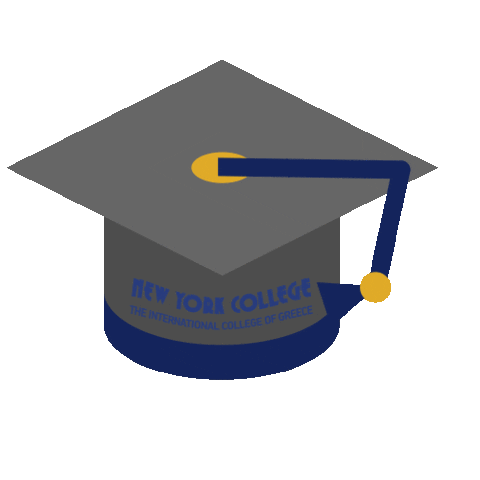 New York College Greece Sticker