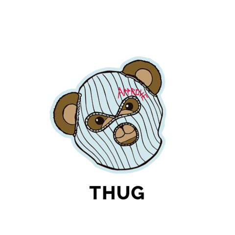 Thug Life Mood Sticker by Approve
