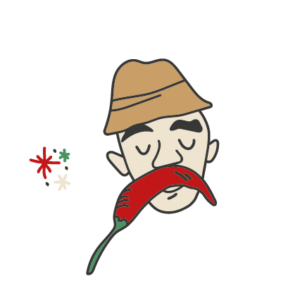 fajszipaprika Sticker