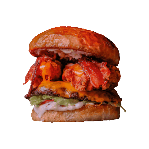Fastfood Eating Sticker