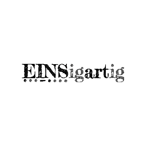 EINSigartig Werbung Sticker