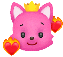 하트 Fire Heart Sticker by Pinkfong