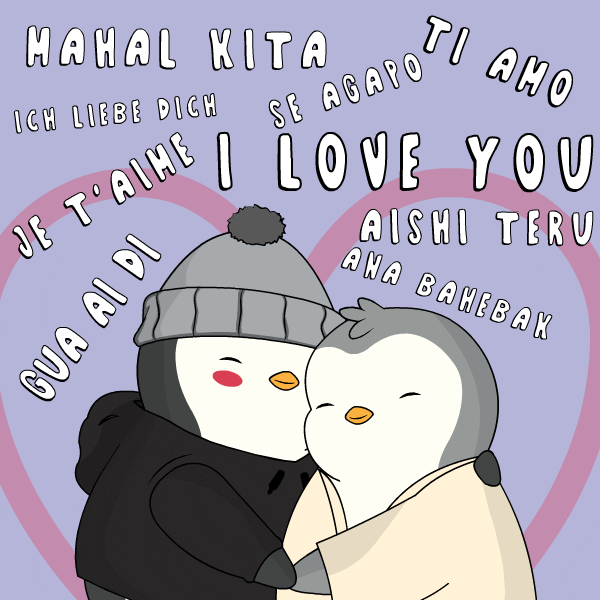 I Love You Penguin GIF by Pudgy Penguins