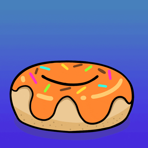 Happy Donut GIF - Find & Share on GIPHY