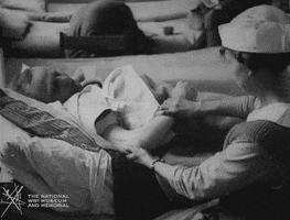 Black And White Hospital GIF by National WWI Museum and Memorial