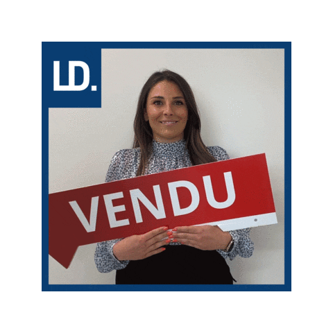Realtor Vendu Sticker by Lafleur Davey