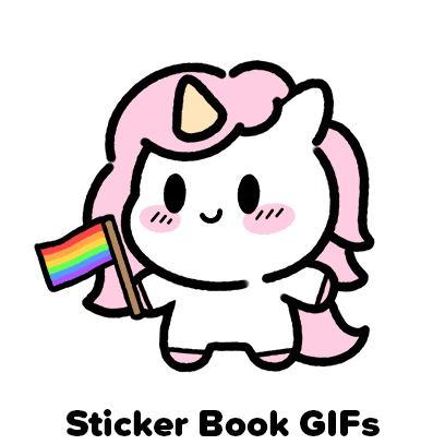 Love Is Love Rainbow Sticker By Sticker Book Ios GIF